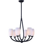 22175swte Lighting Chandelier Elan Six Maxim Light -