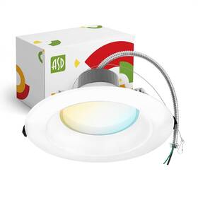 Cdl7-8da30ac Lighting Corp -cdl7-8da30ac 8 Inch Canless Led Downlight 12/20/30w Adjustable 5cct Dimmable Commercial Light