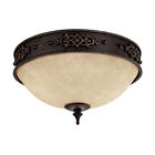 2285ri Lighting Light Iron Mount Flush 3 5-18 Ceiling Rustic Fixture Capital