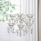 Lighting Light Room Hanging 2 Accent Dining Tier Ivory Crystal Beaded Chandelier