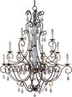 12027ad Lighting Maxim Decorative Dusk 15 Brand Chandelier Auburn Lt
