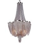 21464nkpn Lighting Maxim Nickel Modern Chandelier Chantilly Polished