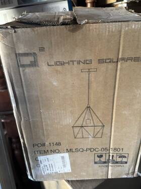 Mlsq-pdc-05-1801 Lighting Squared Q2 Chandelier