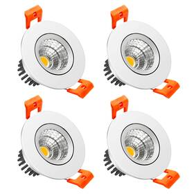 Hk-dxb-x3wd Lightingwill 2inch Led Dimmable Downlight 3w Cob Recessed Ceiling Light Warm White 3000k