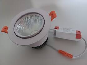 Hk-dxb-x9wd Lightingwill 3.35inch Led Dimmable Downlight 9w Cob Recessed Ceiling Light Daylight Whit
