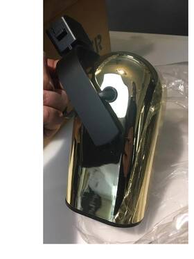6259 Lightolier Vintage Geospot Polished Brass Track Head