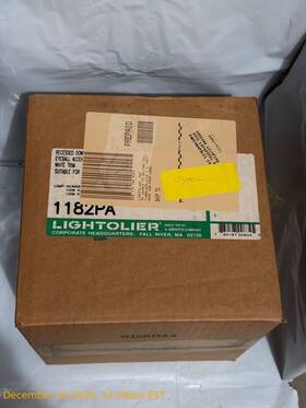 1182pa Lightolier 784197008345 New Recessed Downlight Eyeball Accent White Trim