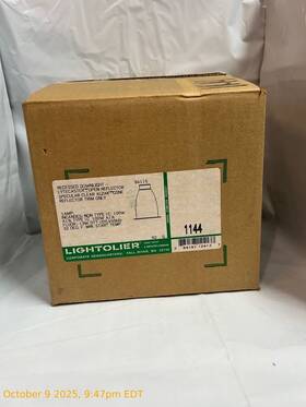 1144 Lightolier 784197124137 New Recessed Downlight Lytecaster Open Reflector Specular Clear