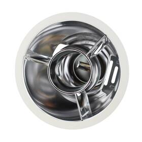 8056tbw Lightolier Receseed Downlight 7 Inch Turbo Clear White Flange Cfl