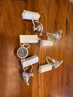 9175n Lightolier Miniforms Shallow Ring Mr16 Track Light