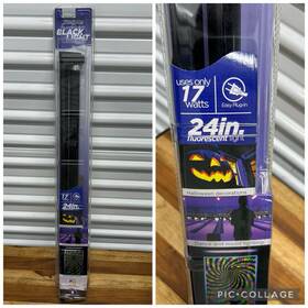 7020-bl Lights Of America Vintage 24 Inch Black Light Portable Fluorescent 7020 Y2k Used