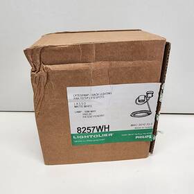 8257wh Lightsolier Lightolier Track Light Lasso 50 Watt Lighting Matte White