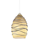 P38mpg-brz-cdz Line Alfa Art Dolce Pendant Halogen Voltage Lighting Glass