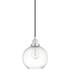 Ll-p429-pc Linea Di Liara Primo Large Chrome Glass Globe Pendant Light Fixture Farmhouse Lighting For