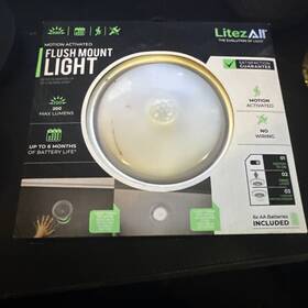 26390-07bc01 Litezall Motion Activated Flush Mount Light