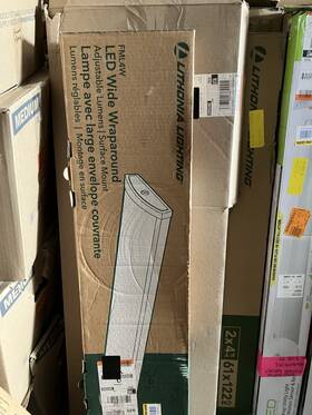 Fml4w Lithonia 194994181781 Lighting 4 Integrated Led Dimmable White Wraparound Light 4000k