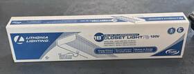 186pey Lithonia Lighting 18 Inch Slim Fluorescent White Closet Light Brand New