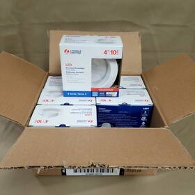 Lithonia Lighting 191723138627 4 Inch White Baffle Led Kit 4000k Set Of 6 New E Series