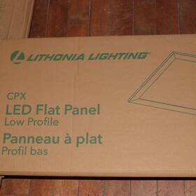 Sww7 Lithonia Lighting 194994568063 Led Flat Panel Ceiling Light Fixture Switchable Cct 1ft X 4ft