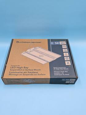 Lithonia Lighting 194994608325 14 Inch Cphb Compact Pro Led Highbay Cool White 4000k 12000 Lumen - New