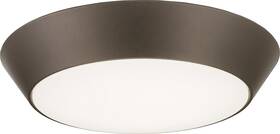 Lithonia Lighting 888791432831 13 Inch Round Led Flush Mount Thin Ceiling Light Black Bronze 4000k