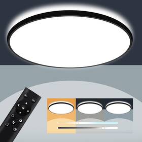 Gg-xdd-30-a Litren 12 Inch Flush Mount Ceiling Light With Remote Wired 28w 3000lm Led Li