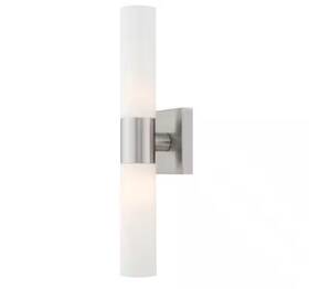 4.5ftfthx18ftftw Livex 10102-91 Lighting Aero 2-light Bath Light Brushed Nickel