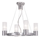 50694-05 Livex 4 Lighting Chrome Ceiling Light Chandelier Fixture Sale Midtown