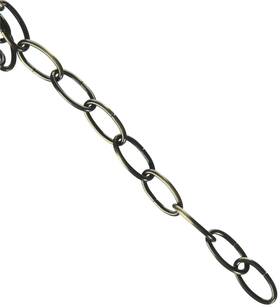 5607-01 Livex 847284017764 Lighting Accessories Light Standard Decorative Chain Antique Brass