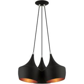 41083-04 Livex Lighting Waldorf Pendant Black