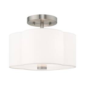 52151-91 Livex Lighting - Chelsea 2 Light Flush Mount In New Traditional Style 11
