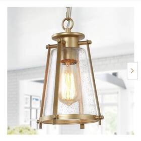 Lnc 6vqmymhd1362786 Modern Brass Seeded Glass Mini Pendant Light For Kitchen Island Hallway Gold