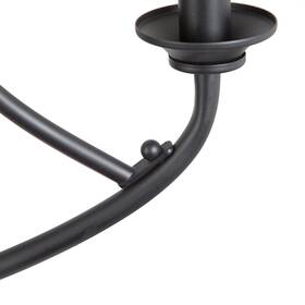 H28.5 Lnc 723803784655 Farmhouse 5-light Black Metal Chandelier For Dining Room - D24 Inch X H28.5 Lnc 723803784655 Farmhouse 5-light Black Metal Chandelier For Dining Room - D24 Inch X