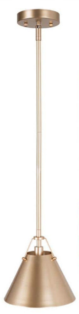 Ribimzhd1402027 Lnc Modern Gold Pendant Light With Metal Bell Shade