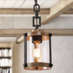 Log Barn 708747331370 Pendant Lighting For Kitchen Island Farmhouse Mini Chandelier In Faux W