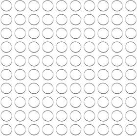 Longdex 744678734040 100pcs Round Split Rings Stainless Steel Crystal Lamp Connection For Ch