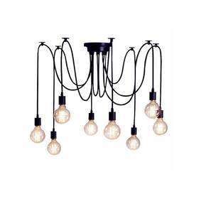 Lonruis 860004804086 Spider Light Chandelier Pendant Fixture Edison 8 Arms