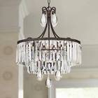 Lpp-13775-4 Vienna Full Spectrum Luba Wide Bronze Crystal Chandelier 736101734932