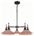 88675435846 Ls-19955 Lite Source Hogan Ceiling Lamp Patina Bronze With