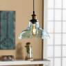 3500163 Lt1835 Southern Enterprises Colored Glass Bell Pendant Lamp In 037732018355