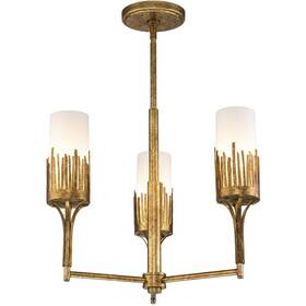 Lucas Mckearn Lighting Collection Ch20319g-3 Sawgrass Chandelier Gold Leaf