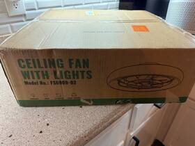 Fs6909-02 Ludomide Ceiling Fans With Lights And Remote 20 Inch Low Profile Flush M