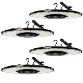 Xebl200f4 Lulijay High Bay Lights - 200w 4 Pack 6.5 Feet Cable With Us Plug 30000 Lm 5000k 12