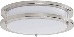 F9913-80-1-4k Luminance 313042871874 Sunset Lighting 12 In Led Flush Mount - Acrylic Lens Dimmable