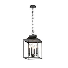 Len9904ax-01 Luminosa 11.5 Inch W 4-light Espresso Bronze Finish Classic Lantern Pendant Light