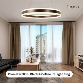 Lumod Lighting 791684500763 - Camilla Sleek Minimalist Round Ring Pendant Light