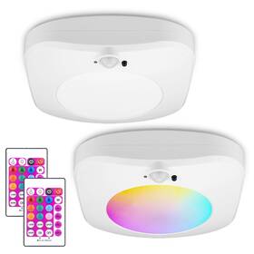 Dy137mir Luxsway 10c-2 Led Motion Sensor Ceiling Light Shower Battery Operated With Remote Contro