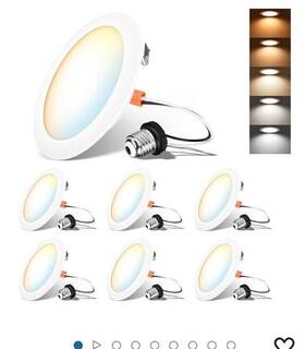Dlb01-d407t-700 Lvwit Led Recessed Light 4inch Can Lighting Color Selectable - See Description