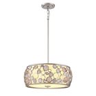 Lws2323a Style Selections Fairgate Silver Standard Pendant Light Fabric 611728207512