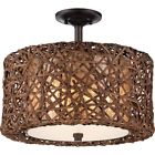Lws3011c Ashley Harbour Mystic Black Glass Mount Light 611728248874